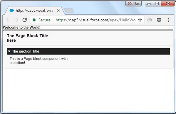 Visualforce page 4