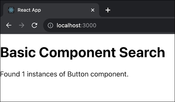 basic component search instances